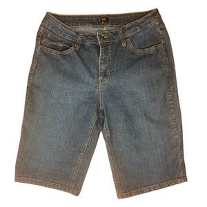 Bermuda denim jean shorts